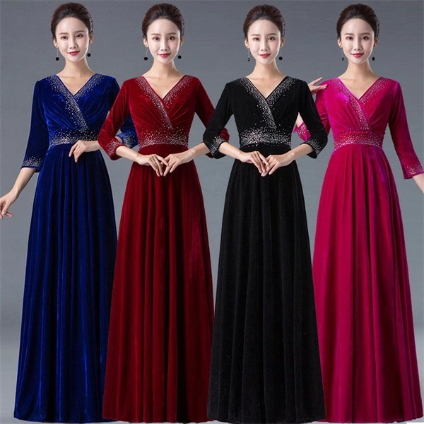 ドレス 大人 ピアノ 発表会 ロングドレス 演奏会 演奏会用ドレス 赤 ピアノ発表会 結婚式 高校生 パーティードレス 演奏会ドレス 大きいサイズ 母親 コンクール イブニングドレス ロング 大きいサ