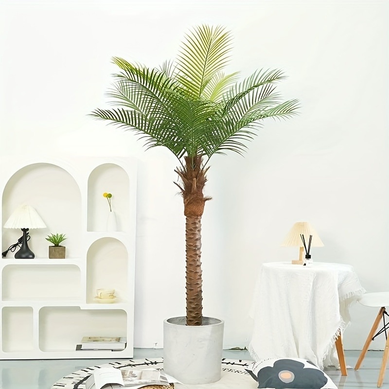 オブジェ ヤシの木 置物 お洒落 ヤシ 造花 フェイクグリーン 180cm 160cm 玄関 リビング 屋内 屋外 庭 人工 リゾート 4-7