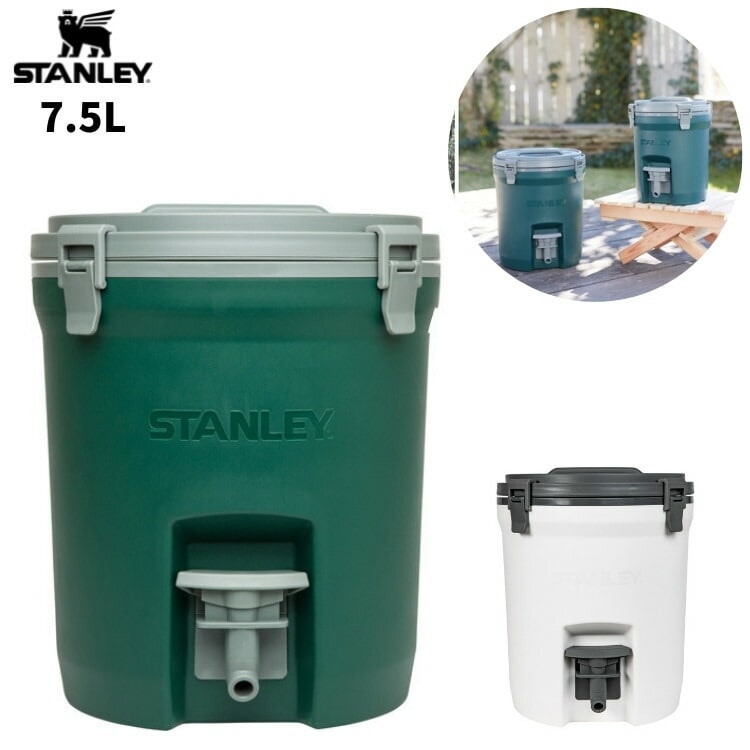 日本産】 氷 水分補給 グリーン 7.5L ウォータージャグ スタンレー STANLEY 夏 レジャー 釣り キャンプ アウトドア  バーべキュー・クッキング用品 カラー:ホワイト - flaviogimenis.com.br