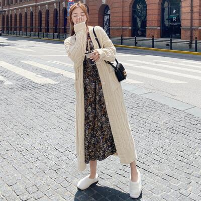 アウター レディース ジャケット ニット コート カーディガン ケーブル編み カジュアル 羽織 おしゃれ 長袖 可愛い ロングカーディガン シンプル 韓国 ブラック 黒 ブラウン ベージュ 秋 春 冬