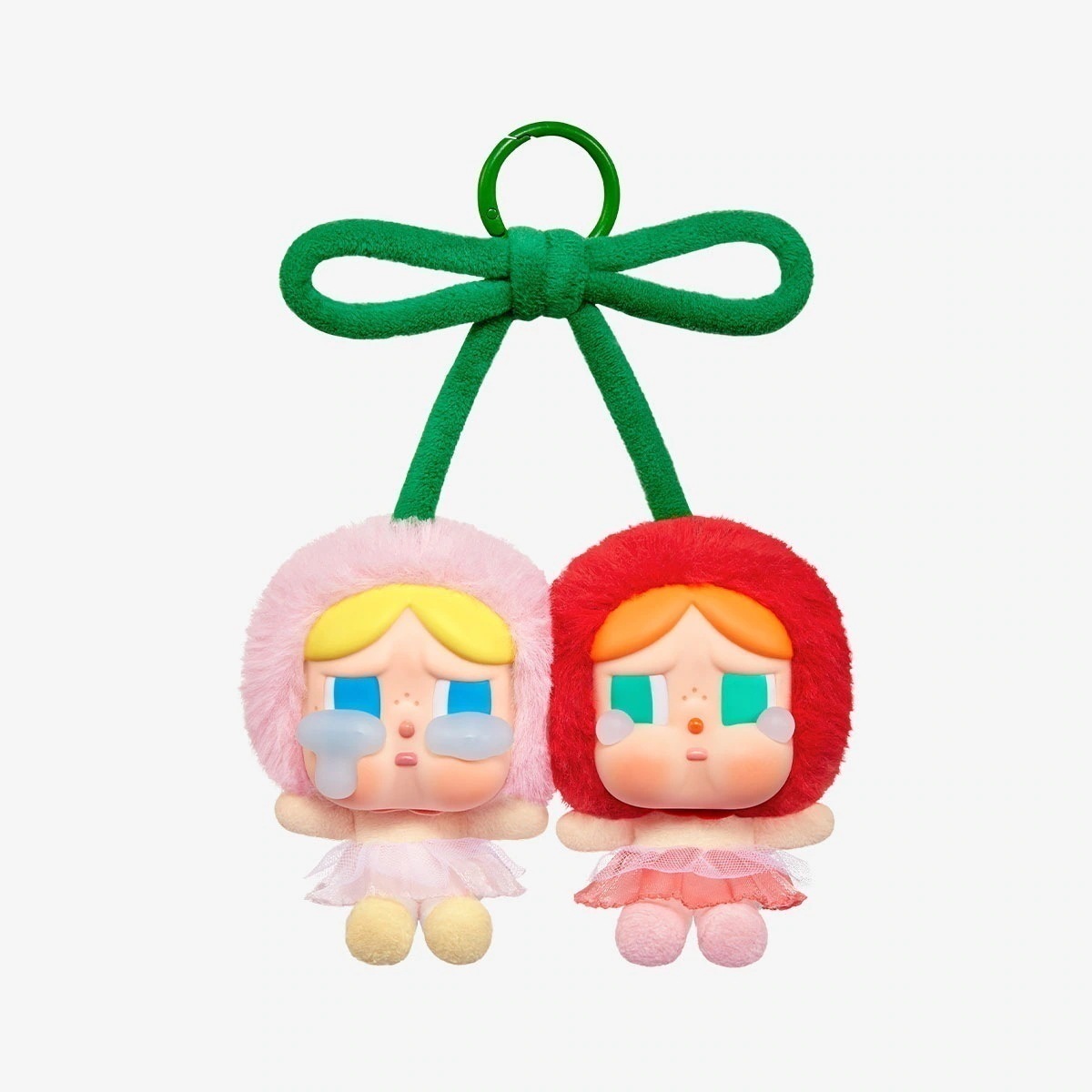 公式正規品POP MART CRYBABY Crying For Love ぬいぐるみペンダント Love You Cherry Muchシリーズガチャポンブラインドボックスマカロンぬいぐるみフィギュ