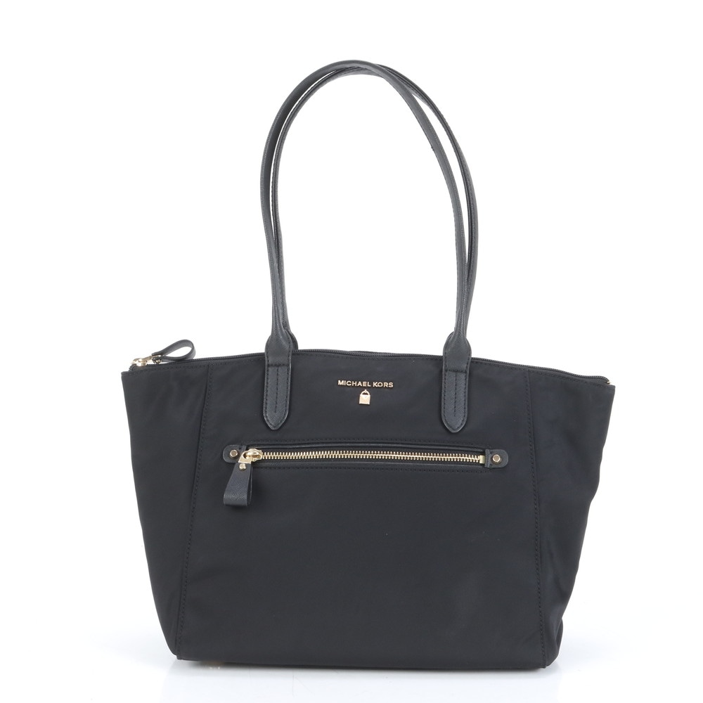 極美品 ケルシー トート バッグ 肩掛け ショルダー ハンド ブラック 黒 A4 レディース EUE CQ10-6 中古