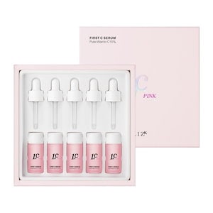 リーズケーファーストC セラム ピンクピュア ビタミンC 15% 10ml（5本入） ビタミンシミアンプル whitening wrinkle 弾力ケア