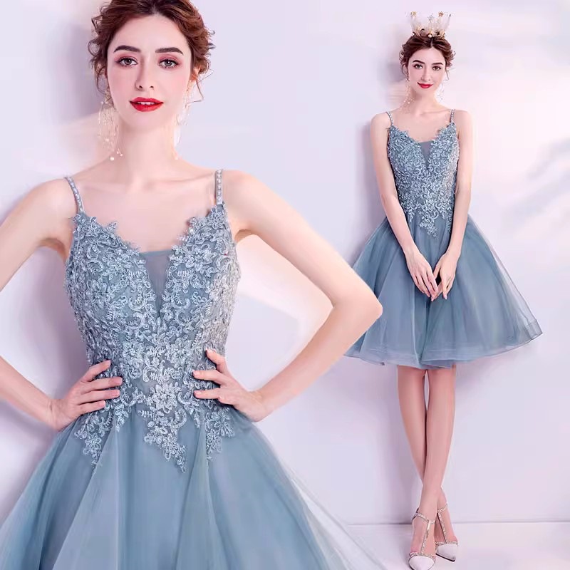 カラードレス ウェディングドレス スリップスカート ショート丈 二次会 レース お呼ばれ 挙式 姫系パーティードレス 花嫁 ショートドレス 簡約 結婚式