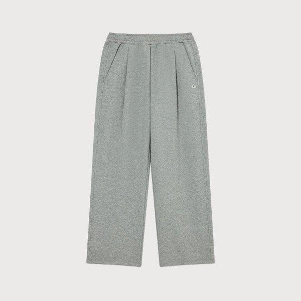 パンツ JQS CO2503PT02-MG セミワイド シグネチャー シンボル スウェットパンツ メランジグレー