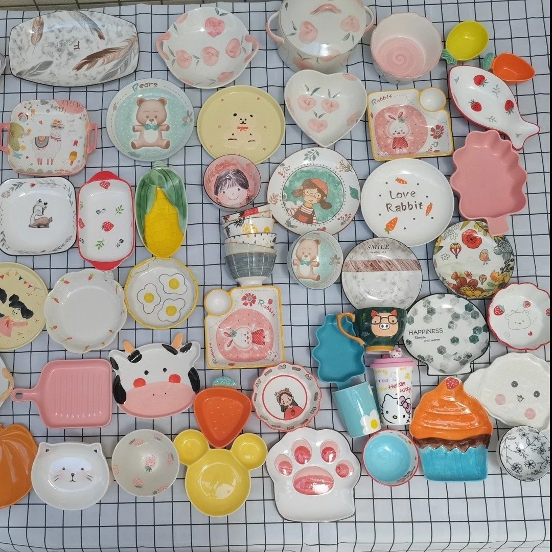 0皿移動元プレート福袋50ブラインッ20家庭用食器全体ージブラインッ