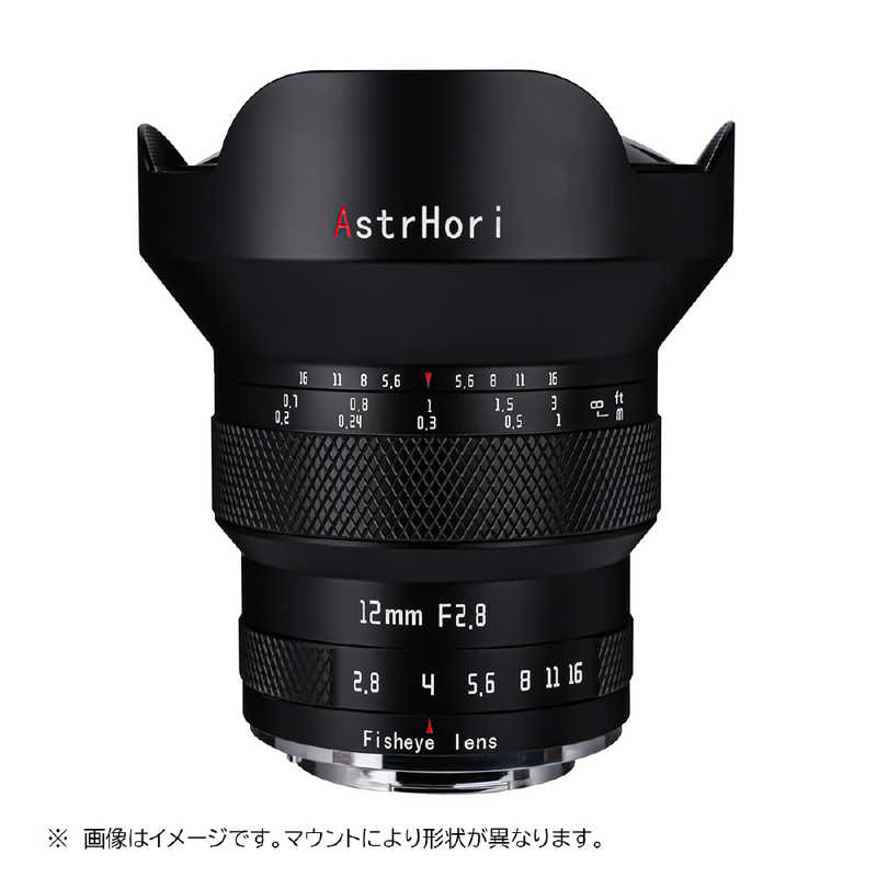 ASTRHORI　カメラレンズ (キャノンRF用)　12mm F2.8 fisheye