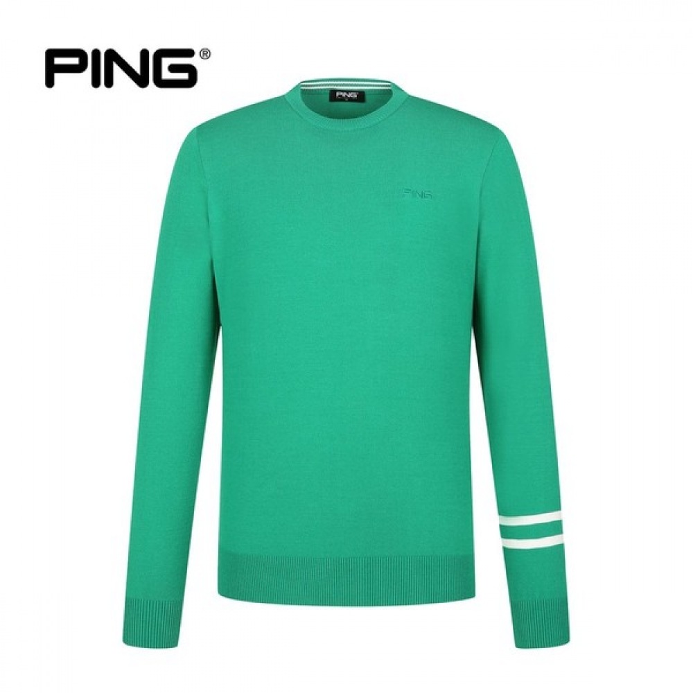 [ping] メンズラインポイント長袖ニット 22,354円