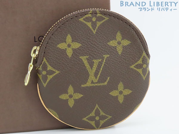 新古品ルイヴィトンモノグラムポルトモネロンコインケースコインパース小銭入れコンパクト財布ダークブラウンM61926