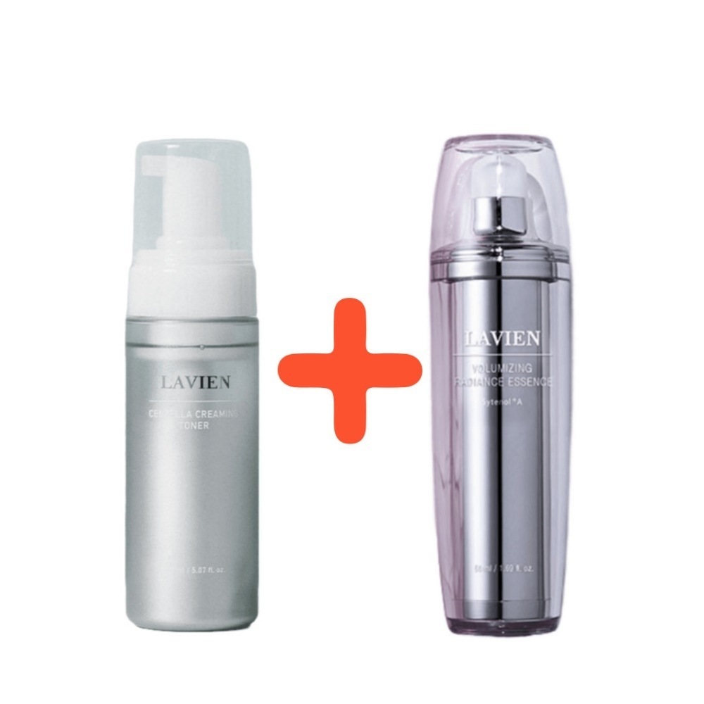 [1+1]ボリューマイジングラディアンスエッセンス 50ml (PINK) + センテラクリーミングトナー150ml