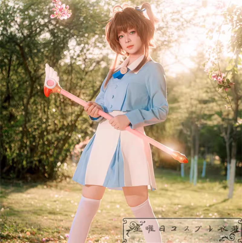 在庫品 カードキャプターさくら 木之本桜 私服 コスプレ衣装 コスチューム