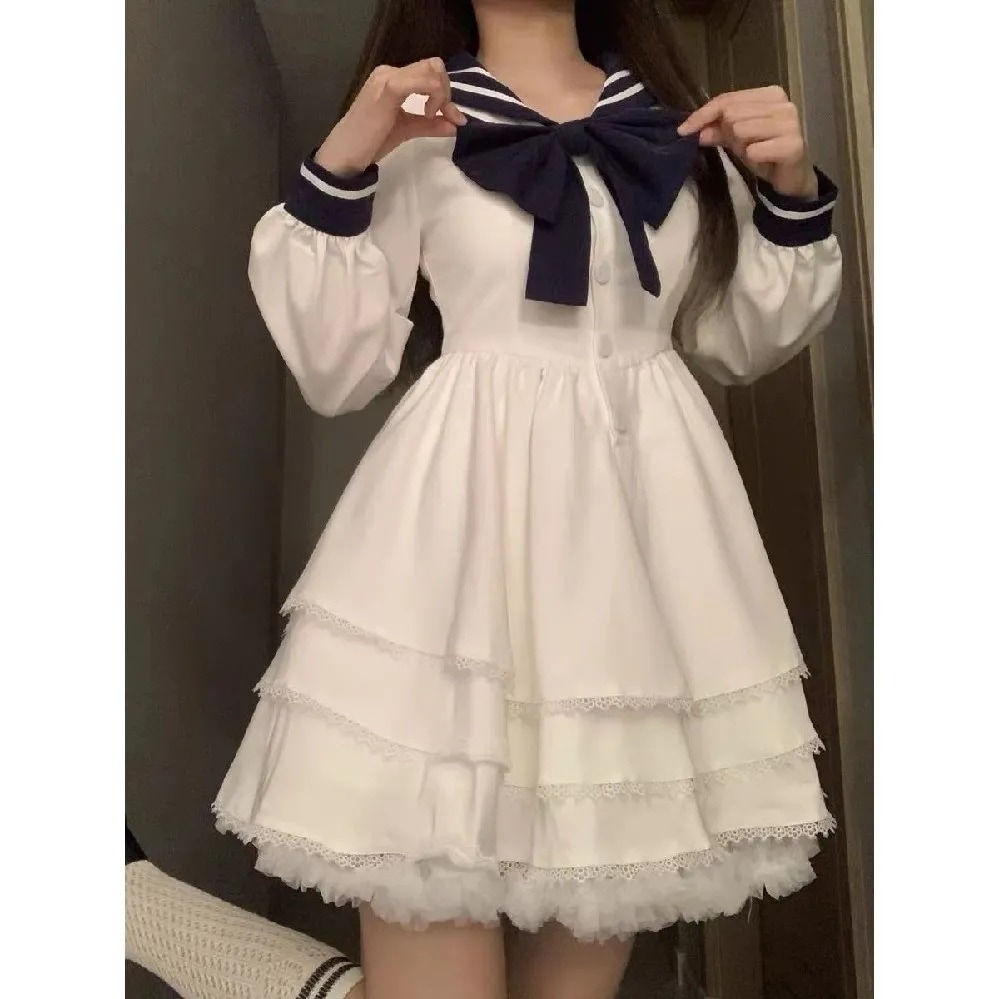 ロリータ 長袖 コスプレ衣装 制服 春秋モデル 制服 学生服 女子高生 学園祭 文化祭 5,286円