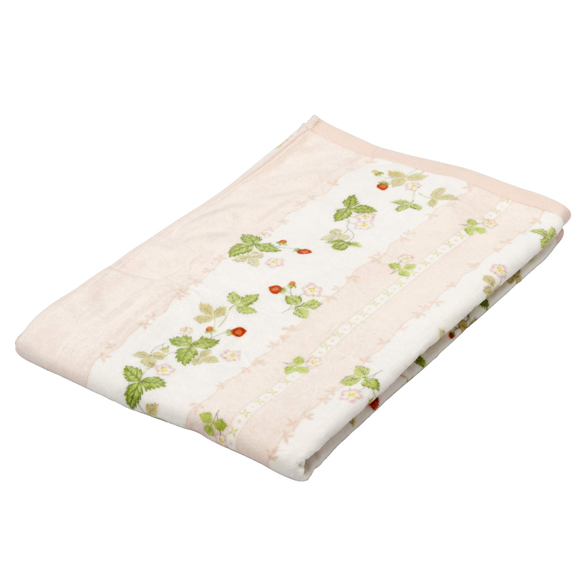 nishikawa 【 西川 】 今治 タオル ひざ掛け 140X100cm ウェッジウッド ワイルドストロベリー 綿100% 日本製 ピンク RR70400018P ハーフサイズ 4,432円