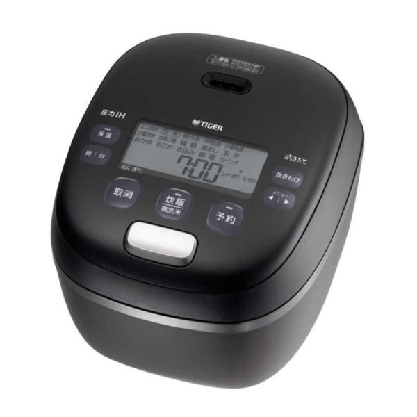 TIGER タイガー魔法瓶 JRI-G100(KO) オフブラック 炊飯器 圧力IHジャー 5.5合炊き 炊きたて ご泡火炊き