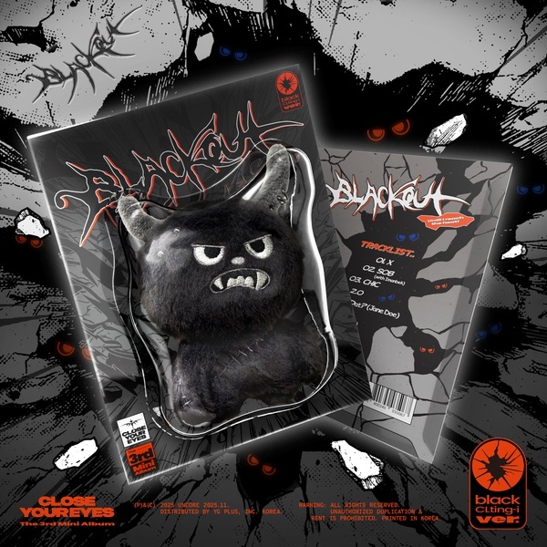 [MEGA] (Black CLting-i ver.) CLOSE YOUR EYES ミニ3集 Album blackout 韓国チャート反映 クローズユアアイズ