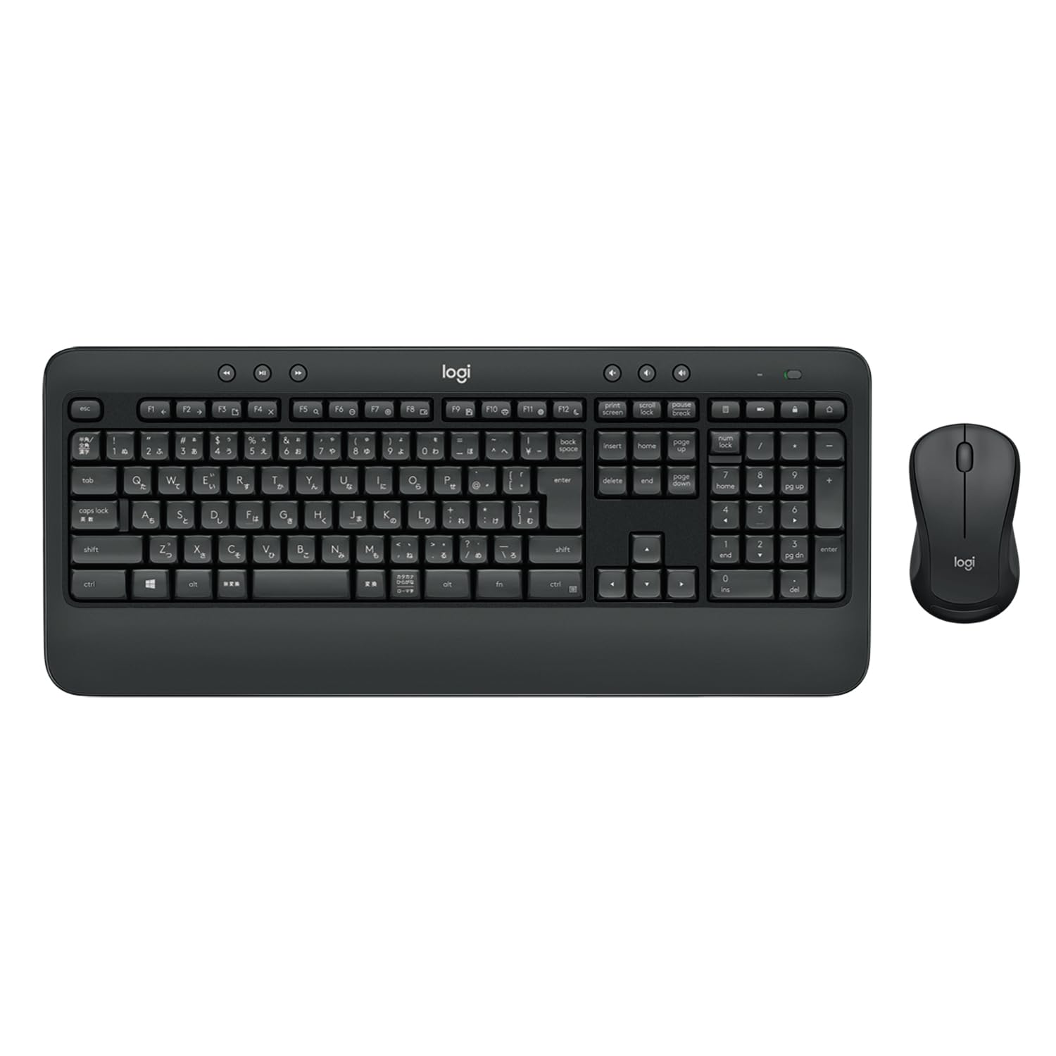 ロジクール マウス ワイヤレスキーボード セット MK540 ワイヤレス キーボード ワイヤレスコンボ パームレスト チルトレッグ搭載 耐水 高耐久性 Unifying USB接続 windows c
