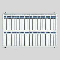 名札掛（アルミ枠付） 40名用 CR-NF400K-AL 00038672