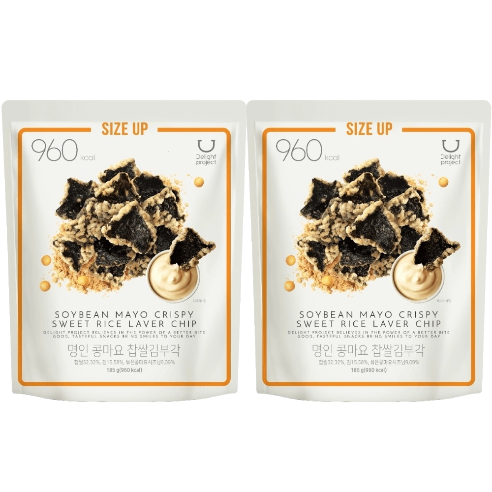 [1+1]プロジェクト名人コンマヨもち米のり天企画185g 大容量/韓国お菓子 詰め合わせ 人気 おつまみ