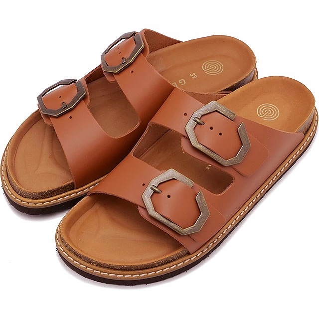 ジェニュインズ GENUINS サンダル ガリア [G104864JT] GALIA レディース 靴 コンフォート レザーサンダル LEATHER-DRESS-CAMEL 正規取扱店