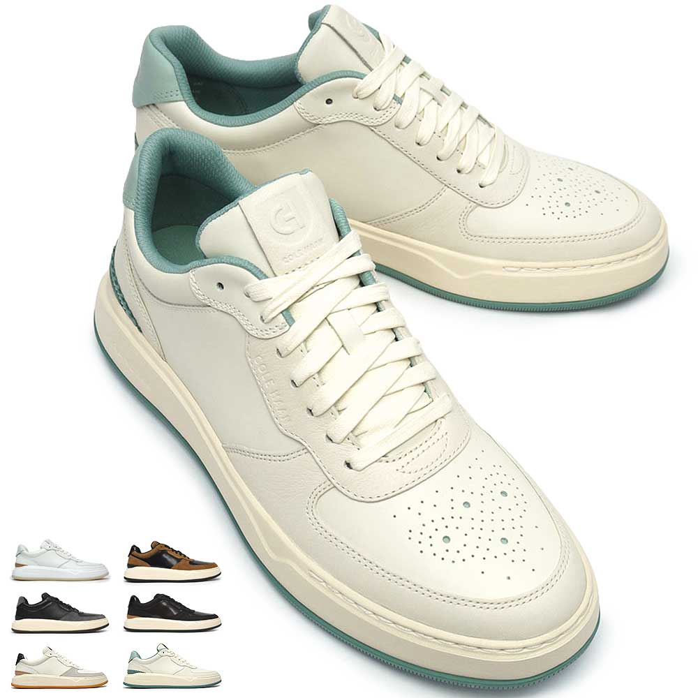 メンズ レザースニーカー グランドプロ クロスオーバースニーカー カジュアル