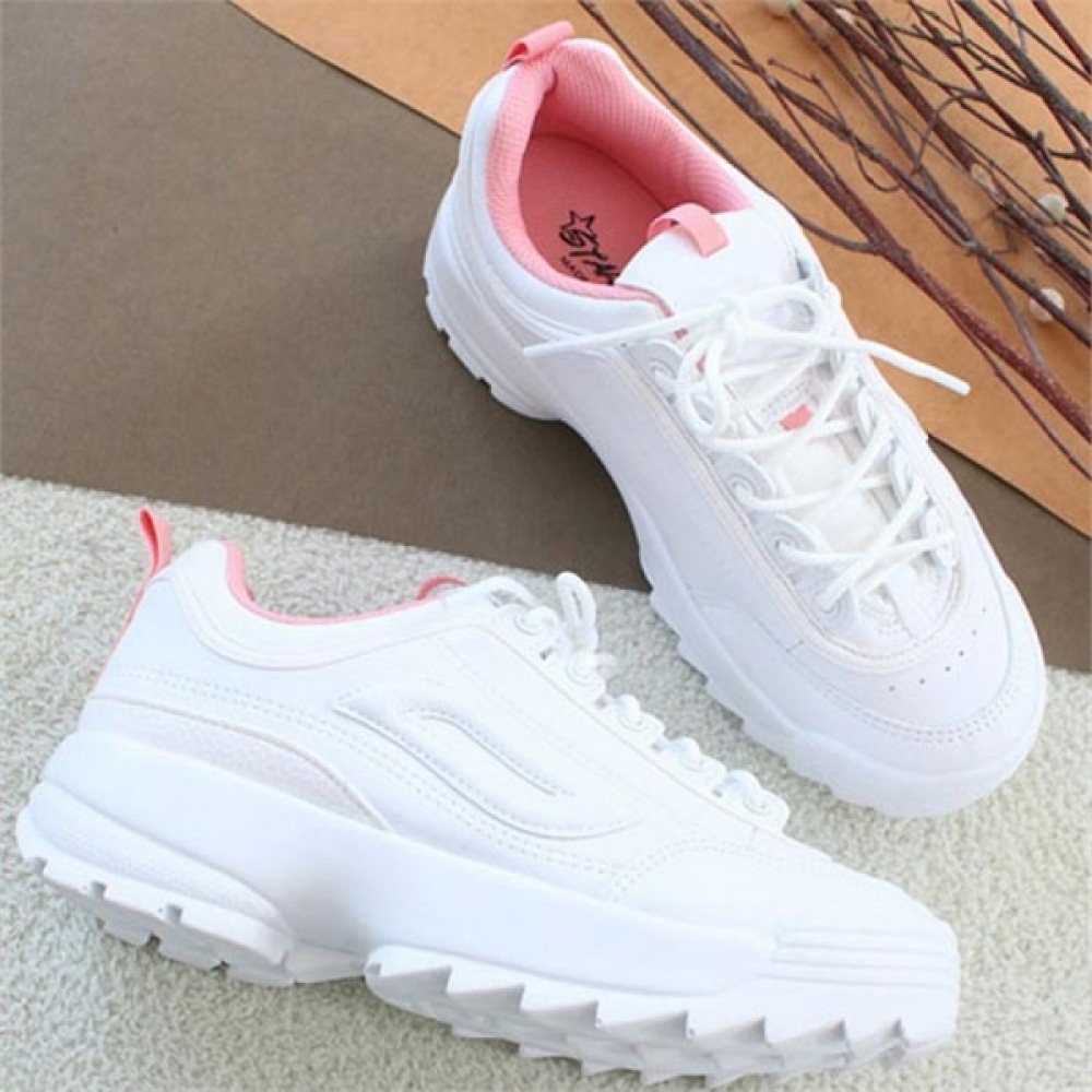 (ニナスパリ) シンプルなスニーカー5 cm韓国製 (9J906)