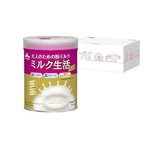 【Amazon.co.jp限定】大人のための粉ミルク ミルク生活プラス 300g [約15回分] 専用BOX梱包 栄養補助食品 健康サポート6大成分 ギフト プレゼント