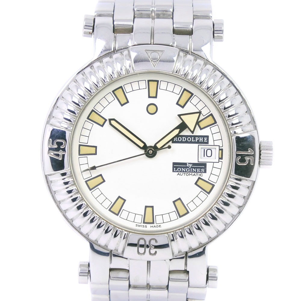 激安な ロドルブバイ 中古A-ランク 腕時計 白文字盤 ユニセックス アナログ表示 自動巻き ステンレススチール L2.844.4.01.3 ダイバー その他 ブランド腕時計