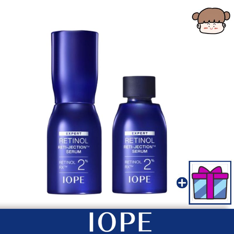 【リフィル付き／1月オリヤンPick限定】IOPE レチノールレチジェクションセラム2%, 30ml＋25ml/美容液 レチジェクション 低刺激レチノール シワ改善 エイジングケア ハリ弾力 毛穴ケア