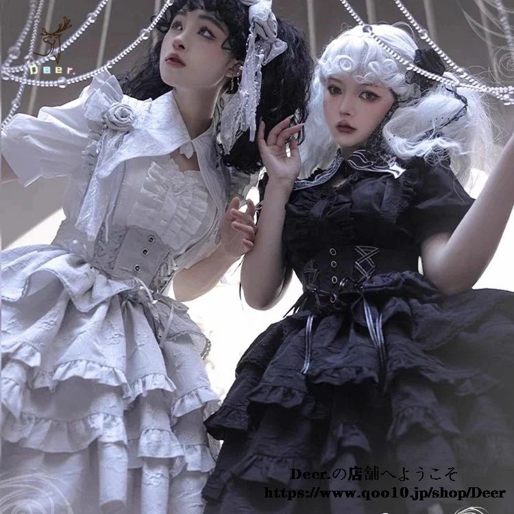 【送料無料】今年人気のロリータSALE 薔薇のプロローグskビート販売機ゴシック風ロリータフィッシュボーンショートハロウィンロリータワンピース公演着 ドレス