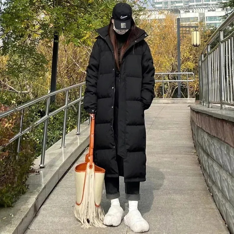 4 韓国ファッション ダウンコート 大きいサイズ ダウンジャケット ロングコート 韓国 コート レディース服 コットン ダウン コート レディース 韓国