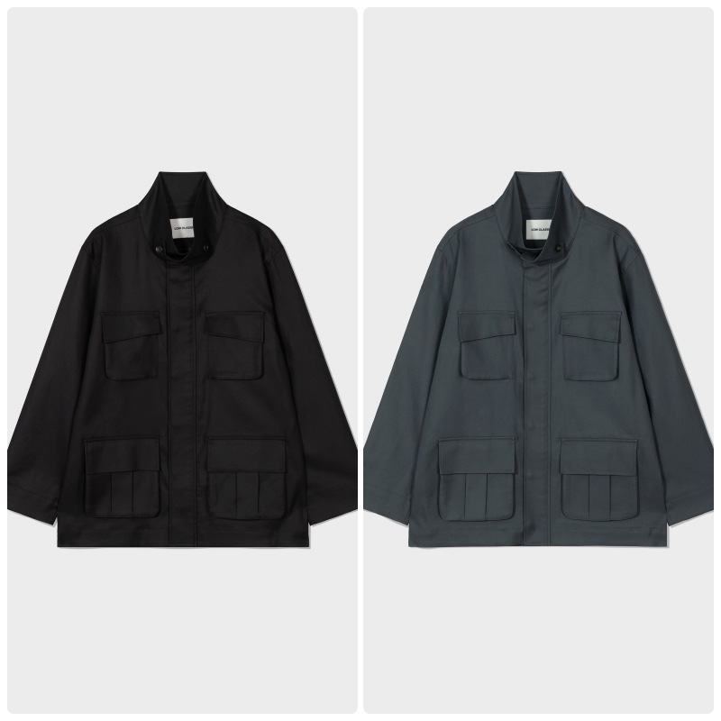 【LOW CLASSIC】 25FW COTTON SAFARI JACKET : 2COLORS