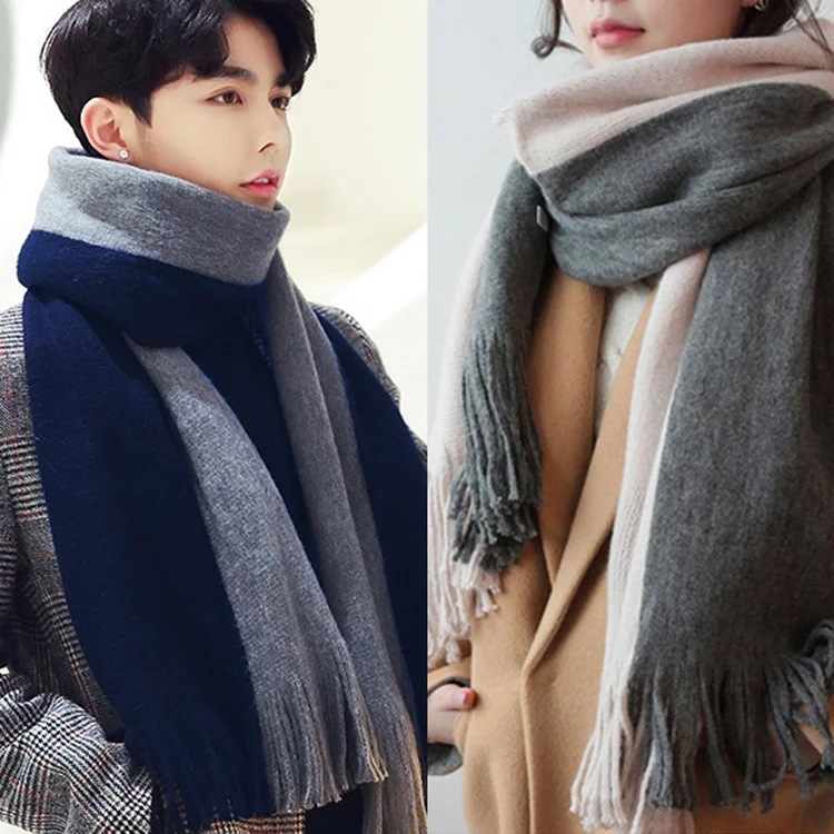 大人気！ 最新秋冬 ストール 大判 厚手 ペアルック男女兼用カップルおしゃれ大人恋人フラワーレデ マフラー