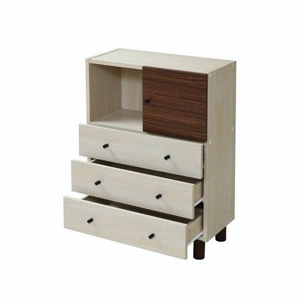 JKプラン チェスト ラック FMB-0004-NADB ナチュラルダークブラウン