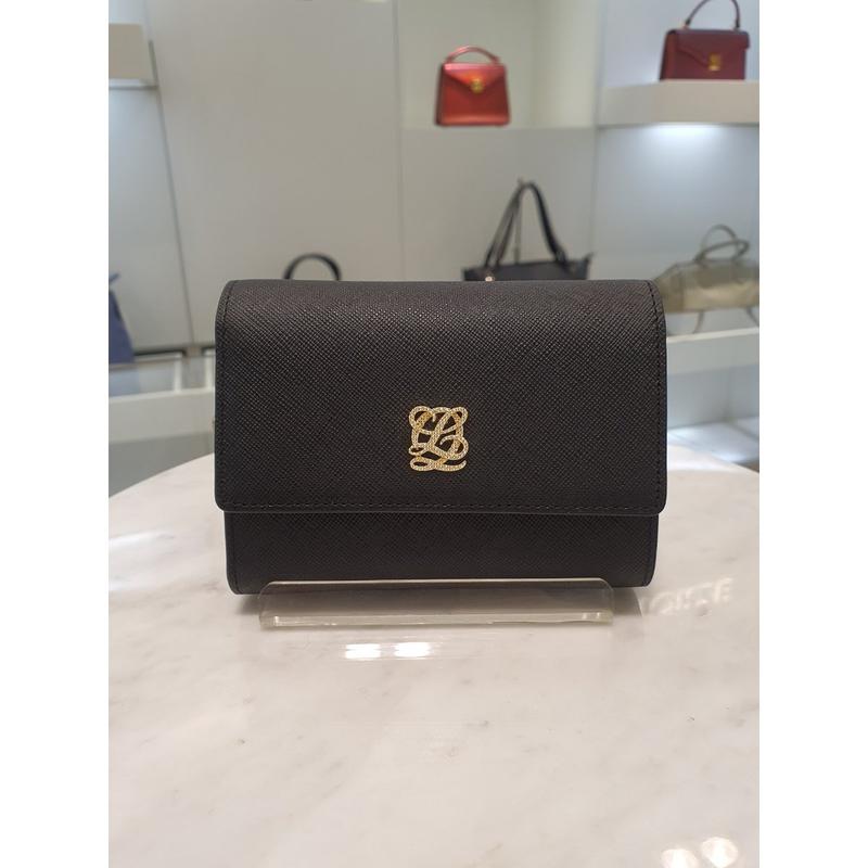 [驪州店] 女性用3段二つ折り財布 SQ1SD02BL
