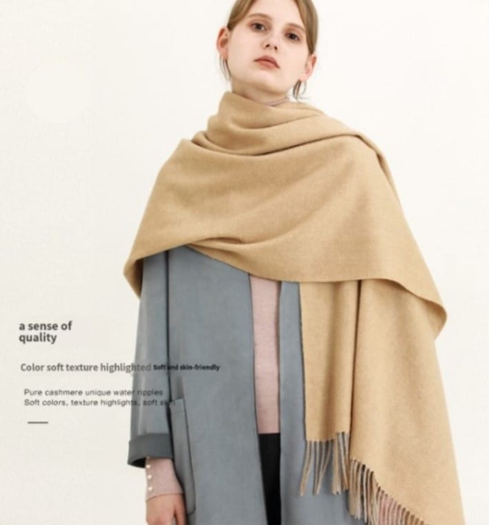 モンゴルカシミア100ショール4カラー