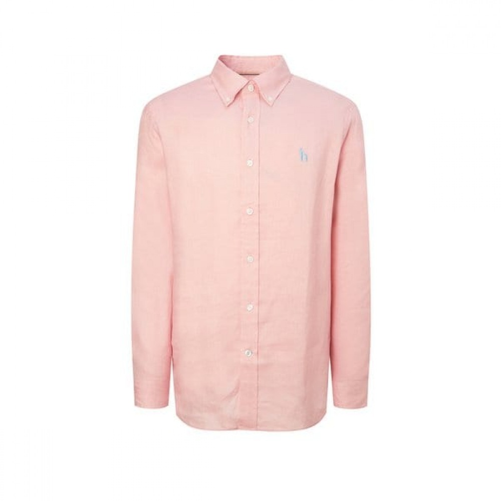 [25SS] [アイコニック] ピンクリネンシャツ HZSH5B301P1