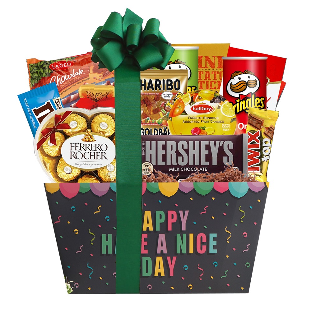お菓子セット チョコレート お菓子 かご ギフトセット フェレロ ロッシェ B03