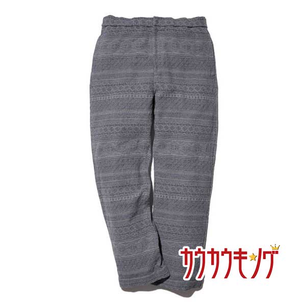 【中古・未使用品】スノーピーク Cotton Silk Jacquard Easy Pants M グレー PA-20AU104 メンズ Snow Peak イージーパンツ アウトドアウェア