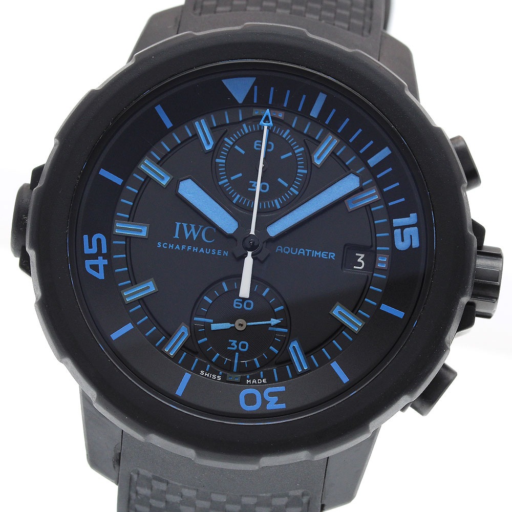 IWC IW379504 アクアタイマー 50イヤーズ サイエンス フォー ガラパゴス 限定500本 自動巻き メンズ 良品 保証書付き_840354【中古】