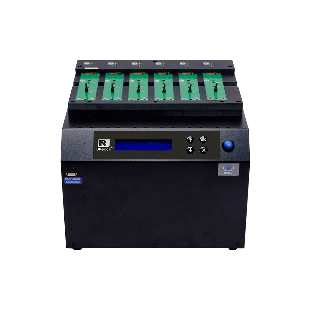 6 ポート ハイスピード M.2/U.2 & U.3 NVMe/SATA デュプリケーター NV-BM600H - NV-BM600H