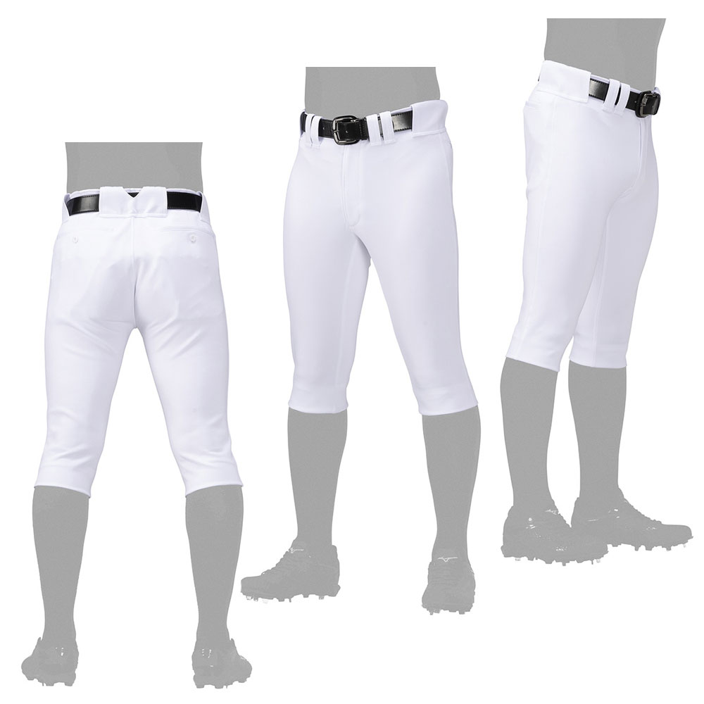 ミズノプロ ストレッチユニフォームパンツ ショートフィットタイプ 野球 ウェア ミズプロ 練習 ストレッチ 24SS(12JDBU1301)
