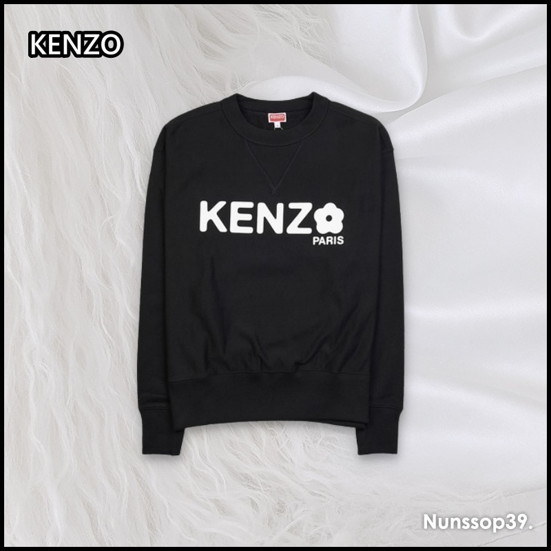 KENZO FD55SW4844MF 99J フラワーロゴスウェットシャツ