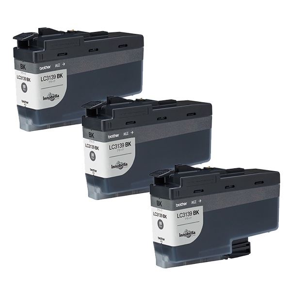 純正 インクカートリッジ 黒 LC3139BK 3個セット LC3139BK-3SET