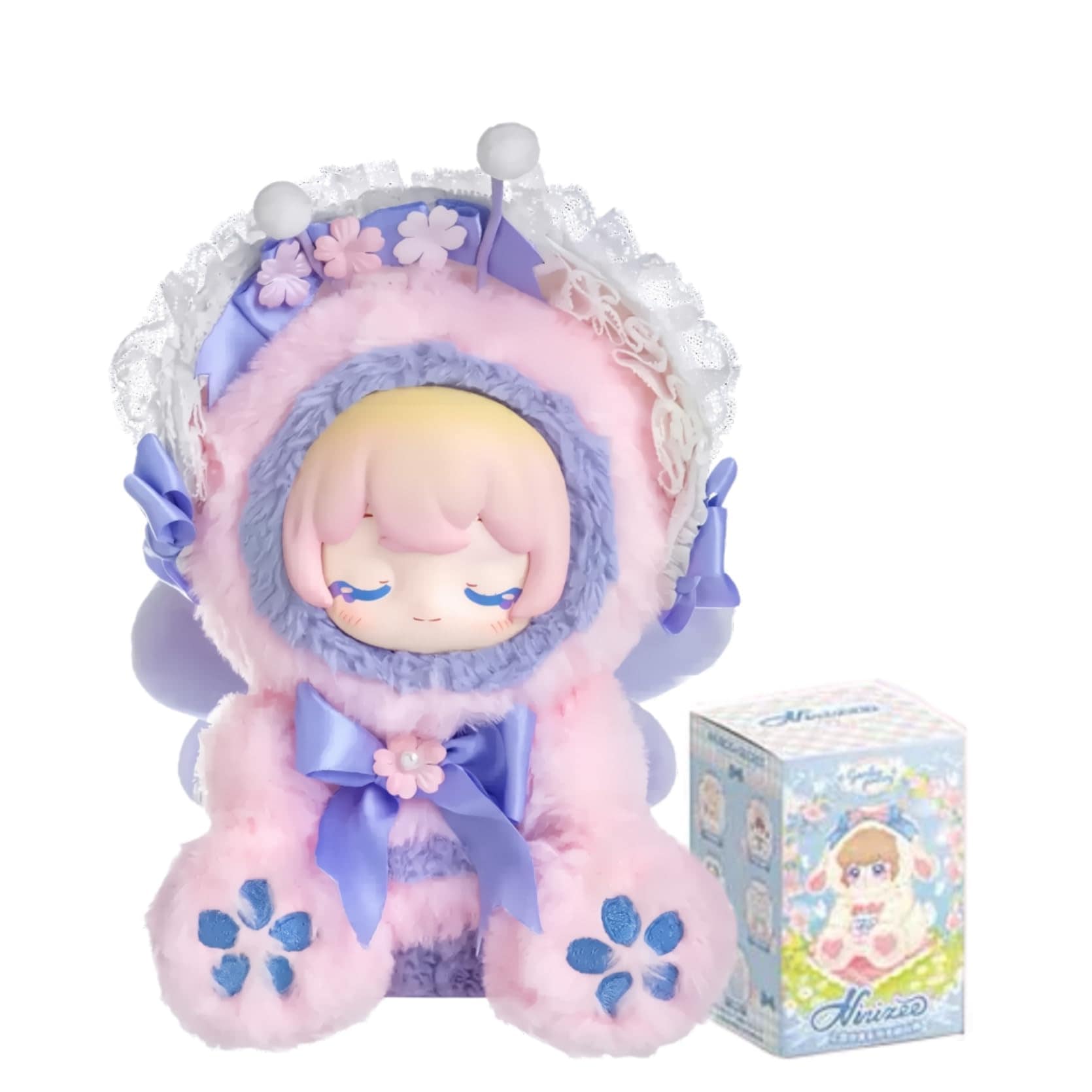 TRRCEPOS NINIZEE 花園詩集シリーズ ぬいぐるみマスコット人形単品販売・全5種からランダムで1点（シークレット含む） らぶぶ・ふわふわ素材・アニメ風・癒し系フィギュア女の子向け・誕生日ギ