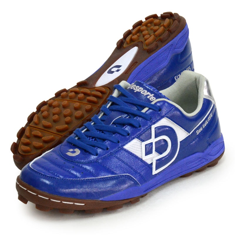 サンルイス KT 3 フットサルシューズ トレーニングシューズ 屋外用 23FW (DS2045 DNVY/SIL)