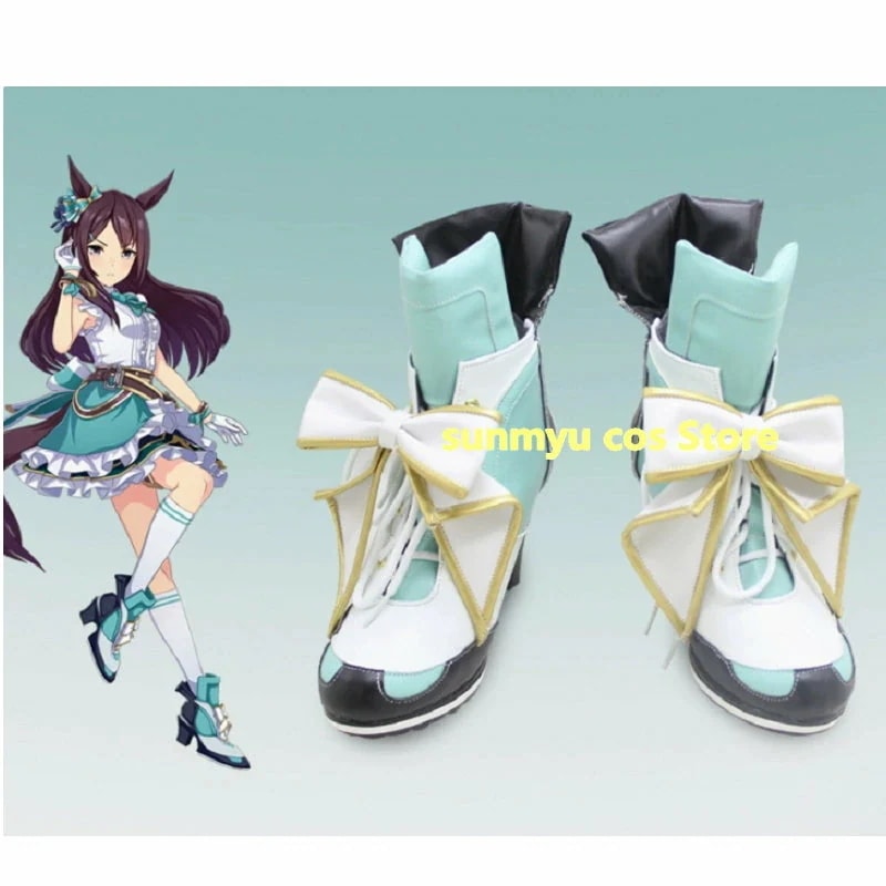 ウマ娘プリティーダービー メジロドーベル　 ブーツ コスプレ靴