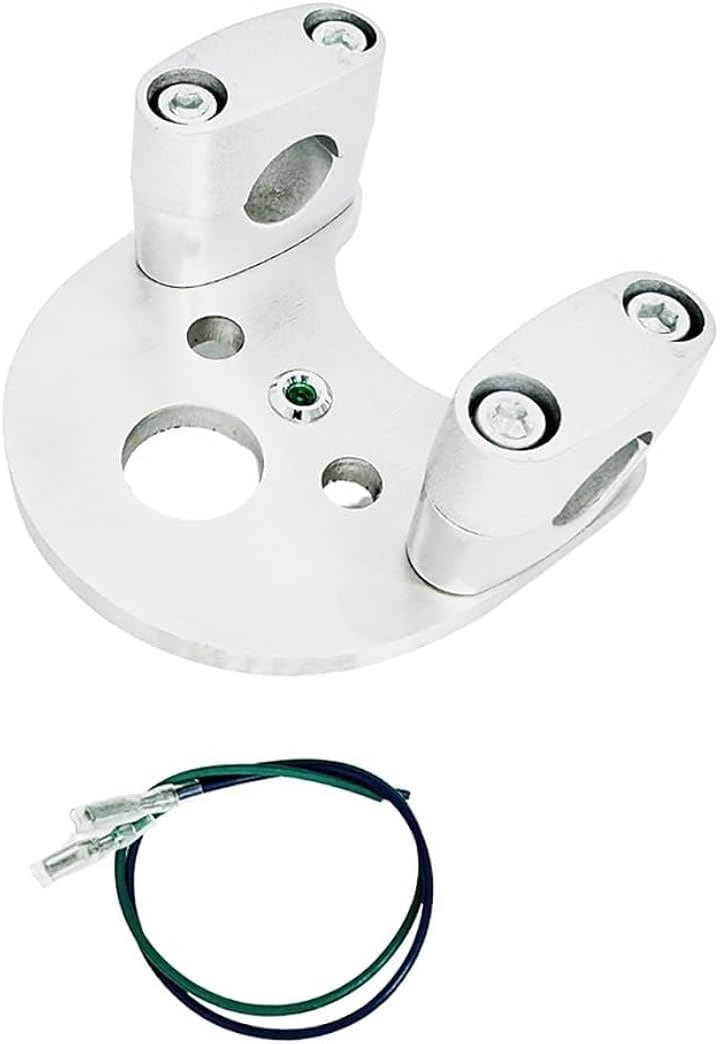 ホンダ 用 スーパーカブ リトルカブ ハンドル ポスト バーハンドル キット ニュートラル配線 付き SUPER CUB C50 C70 C90 LITTLE 等(SILVER（01）)