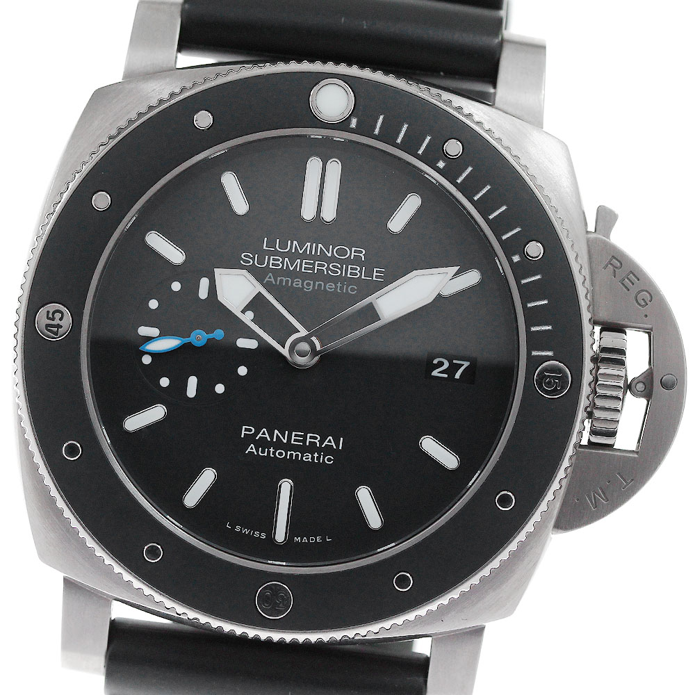 パネライ PANERAI PAM01389 ルミノール1950 サブマーシブル アマグネティック3デイズ チタニオ 自動巻き メンズ _816502【中古】