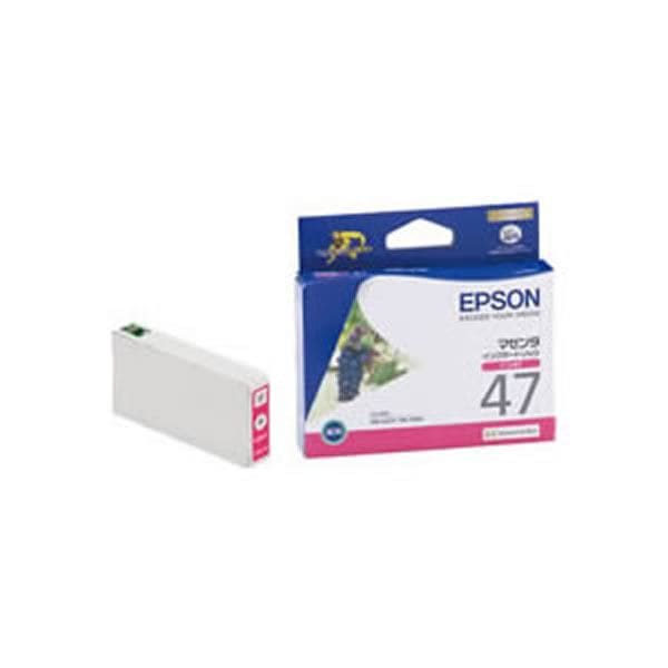 (業務用5セット)(純正品) EPSON エプソン インクカートリッジ/トナーカートリッジ (ICM47 M マゼンタ) ×5セット 8,835円