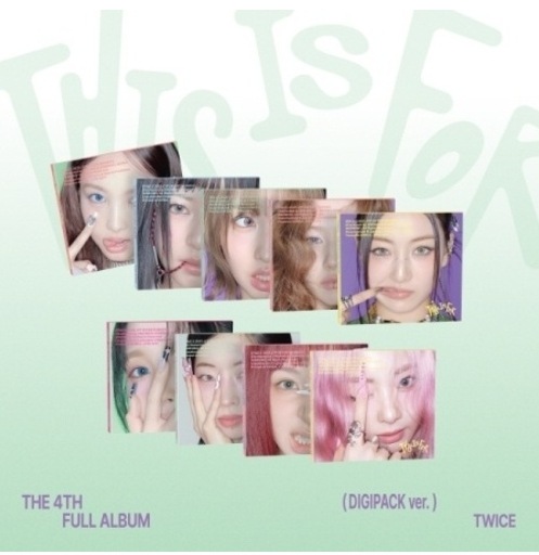【未開封新品】 (9点セット) TWICE (TWICE) - [THIS IS FOR] 正規4集 (DIGIPACK VER.)